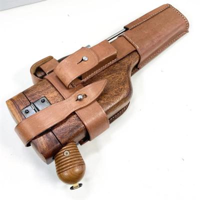 [海外製レプリカ] モーゼルC69・M712用木製ストックホルスター WW2ドイツ国防軍仕様革製ハーネス・ドライバー付 (中古)サブ画像へ8