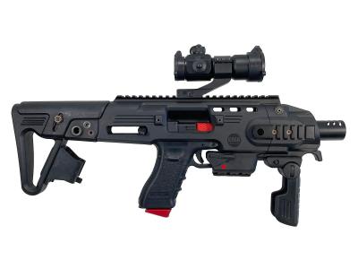 [東京マルイ/EMA] グロック18C GLOCK G18C ガスブローバック カービンコンバージョンキット組込済 (中古)サブ画像へ1