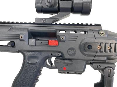 [東京マルイ/EMA] グロック18C GLOCK G18C ガスブローバック カービンコンバージョンキット組込済 (中古)サブ画像へ3