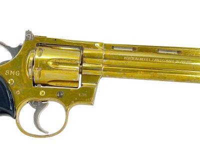 [コクサイ] コルトパイソン 6インチ 金属モデルガン 再塗装品 撃針つぶれ 動作可 (訳あり)サブ画像へ3