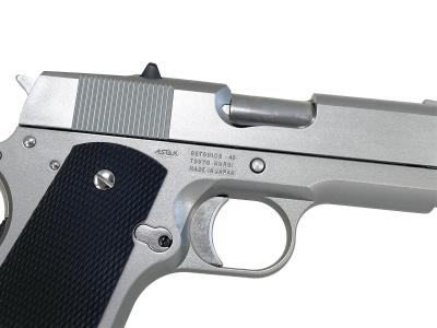 [東京マルイ] デトニクス.45 コンバットマスター ステンレスモデル ガスブローバック ロングスライドストップカスタム ノッチ欠け (訳あり)サブ画像へ4