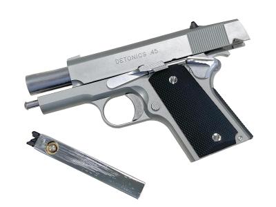 [東京マルイ] デトニクス.45 コンバットマスター ステンレスモデル ガスブローバック ロングスライドストップカスタム ノッチ欠け (訳あり)サブ画像へ6
