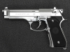 [東京マルイ] ベレッタ M92F クロームステンレス ガスブローバック ベレッタ社実物グリップカスタム (中古)