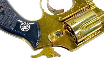 [コクサイ] S&W M10 6インチ 金属モデルガン 再塗装品 グリップ割れ シリンダ若干ずれ 動作可 (訳あり)サブ画像へ5