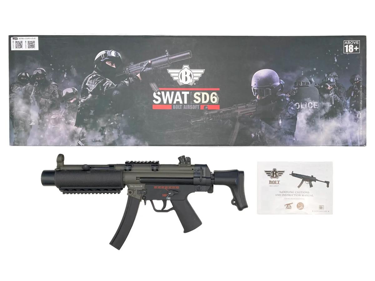 [BOLT] MP5 SD6 Shorty BRSS ブローバック電動ガン Tacticalカスタム (中古)