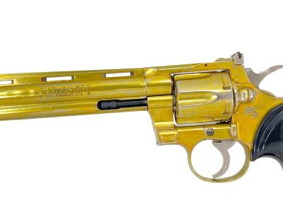 [コクサイ] コルトパイソン 6インチ 金属モデルガン 再塗装品 シリンダずれ 動作可 (訳あり)サブ画像へ2