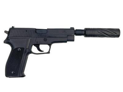 [タナカ] SIG SAUER P226 HW モデルガン スレッデッドバレルカスタム デトネーター欠品 サプレッサー付属 (中古)サブ画像へ2