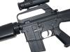 [コクサイ] M16A1 スーパーウェポン 発火ブローバックエアガン (中古)