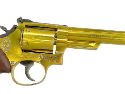 [コクサイ] S&W M29 .44マグナム 6インチ 金属モデルガン 再塗装 木目調プラグリップ (中古)サブ画像へ3