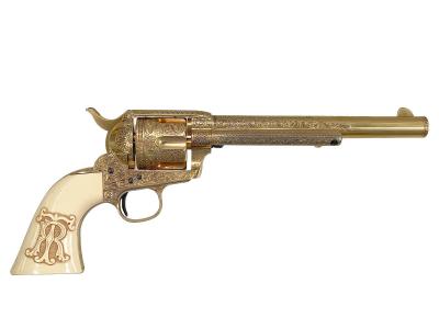 [マルシン] THE TEDDY コルトSAAリボルバー セオドアルーズベルト 金属モデルガン 木箱/専用ガンラック付 カート欠品 (中古)サブ画像へ2