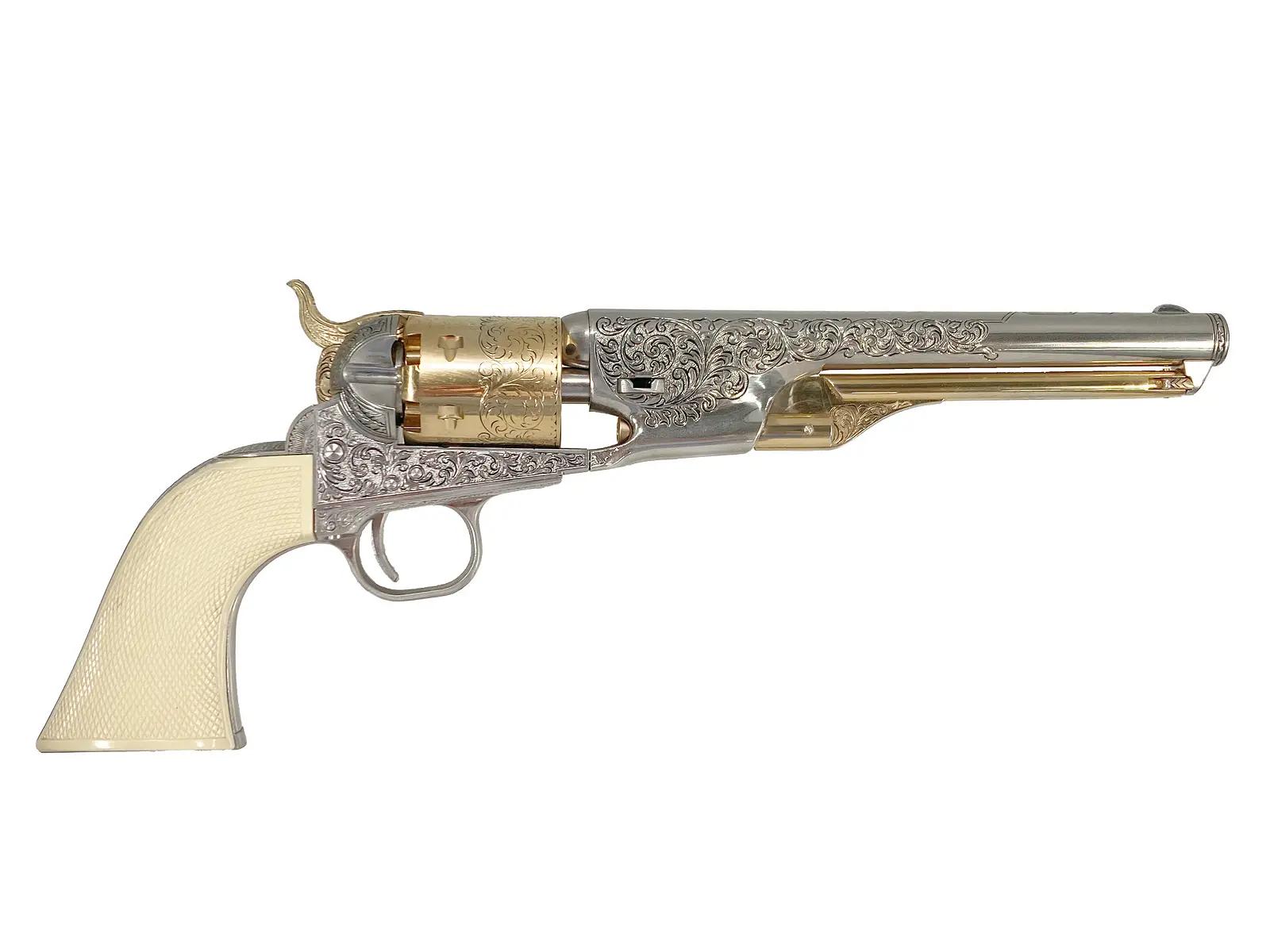 マルシン/フランクリンミント] コルト M1861 Navy カスター将軍の