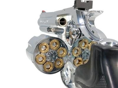 [KSC] コルト キングコブラ アルティミットシルバーモデル 4インチ 発火モデルガン グリップカスタム (中古)サブ画像へ5