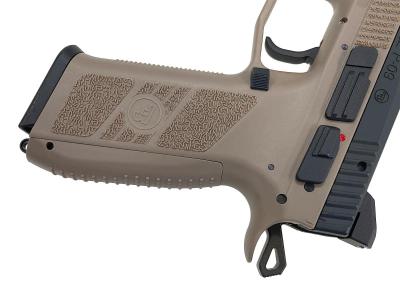 [Carbon8] CZ P09 TAN タンカラーCO2 ガス ブローバック ガスガン 新型 チャンバー搭載 ガス漏れあり 発射可 (訳あり)サブ画像へ4