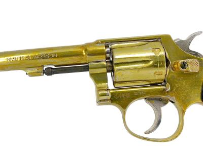 [コクサイ] S&W M10 6インチ 金属モデルガン 再塗装品 ダブルアクション不調 動作可 (訳あり)サブ画像へ2