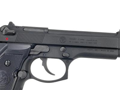 [マルシン/MULE] ベレッタM92F デザートストーム HW スペシャルカスタムモデル 組立キット 組み立て済み 発火モデルガン デトネーター固定ネジ欠品 マットブラック塗装 (未発火)サブ画像へ4