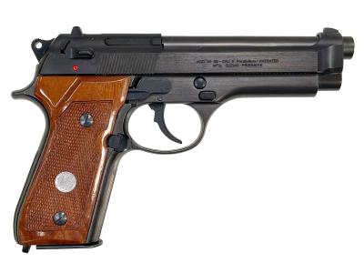 [ACG/スズキ] ベレッタ M92SB EX HW ヘアラインメタルフィニッシュ 発火モデルガン グリップカスタム (中古)サブ画像へ1
