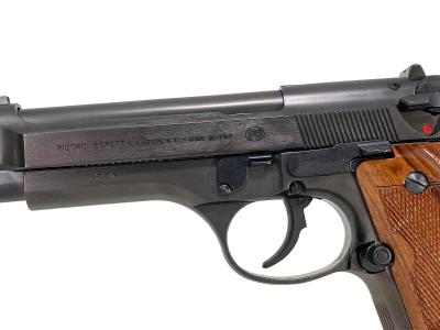 [ACG/スズキ] ベレッタ M92SB EX HW ヘアラインメタルフィニッシュ 発火モデルガン グリップカスタム (中古)サブ画像へ2