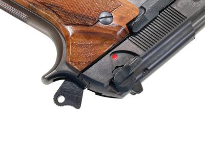 [ACG/スズキ] ベレッタ M92SB EX HW ヘアラインメタルフィニッシュ 発火モデルガン グリップカスタム (中古)サブ画像へ5