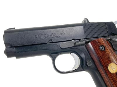 [MGC] デトニクス.45 コンバットマスター HW 発火モデルガン スライド塗装 木製グリップカスタム (中古)サブ画像へ2