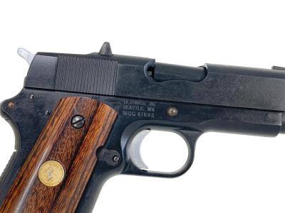 [MGC] デトニクス.45 コンバットマスター HW 発火モデルガン スライド塗装 木製グリップカスタム (中古)サブ画像へ3