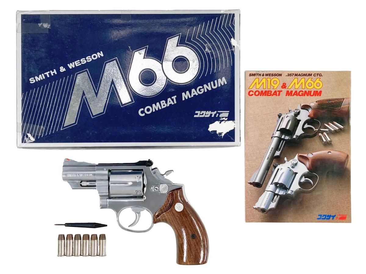 [コクサイ] S&W M66 2.5インチ 木製グリップカスタム モデルガン (中古)