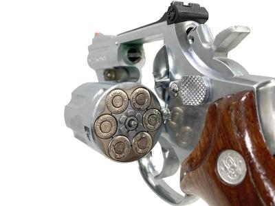 [コクサイ] S&W M66 2.5インチ 木製グリップカスタム モデルガン (中古)サブ画像へ7