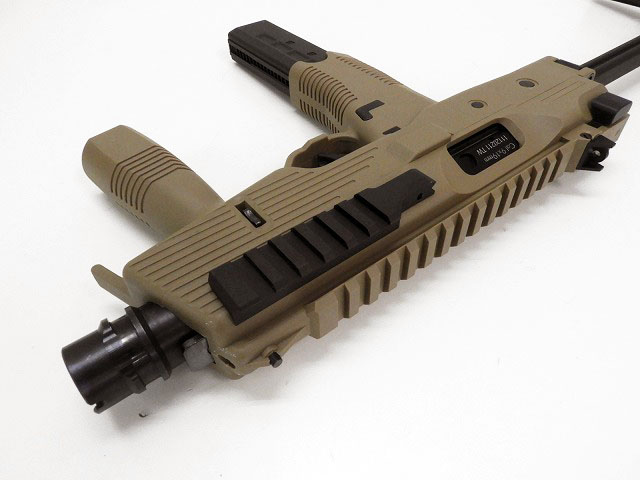 KWA] MP9 サブマシンガン ns2 SYSTEM ガスガン TAN (中古