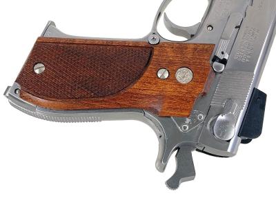 [マルシン] M439 7mm XPFC 発火モデルガン 完成品 木製グリップ シルバーABS (新品)サブ画像へ5