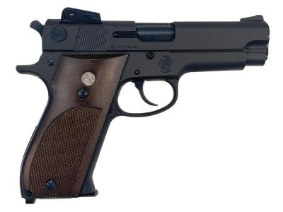 [マルシン] M439 7mm XPFC 発火モデルガン 完成品 木目調プラグリップ ブラックHW (新品)サブ画像へ2