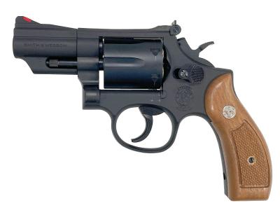 [タナカ] S&W M19 2.5インチ コンバットマグナム HW Ver.3 ガスリボルバー 木製グリップカスタム (中古)サブ画像へ1