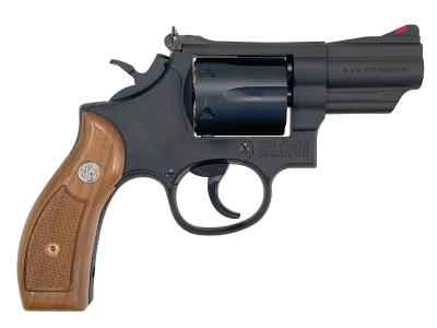 [タナカ] S&W M19 2.5インチ コンバットマグナム HW Ver.3 ガスリボルバー 木製グリップカスタム (中古)サブ画像へ2