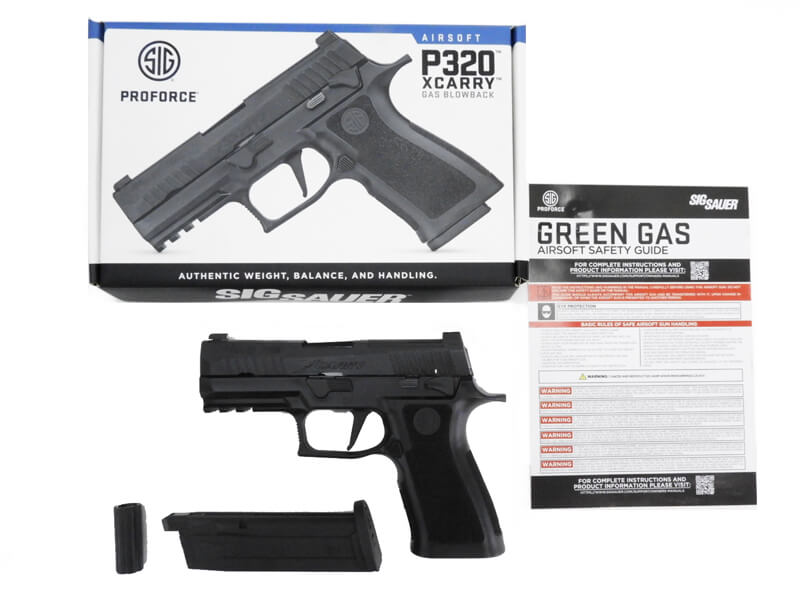 [VFC/SIG Airsoft] P320 XCARRY ガスブローバック BK (新品)