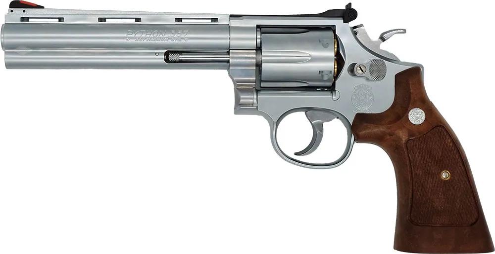 [タナカ] SMOLT/スモルト リボルバー 6インチ スクエアバット ステンレスフィニッシュ Ver.3 発火モデルガン (新品予約受付中! 特典あり)
