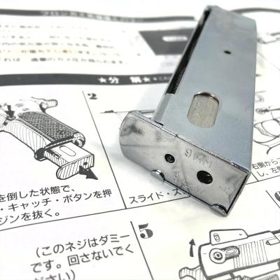 [MGC] S&W M659 オールシルバー リキッドチャージ 固定スライドガスガン (中古)サブ画像へ9