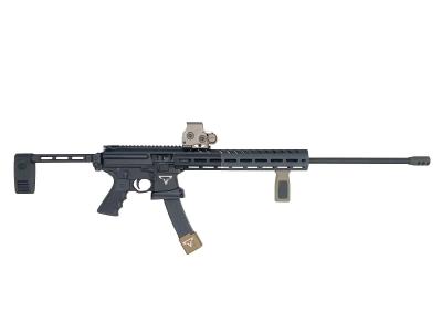 [APFG] SIG MPX GBB ガスブローバックガン TTI バレル延長カスタム 実物ブレース装備 マズルデバイス固着 バレル基部破損 動作可能 (訳あり)サブ画像へ1
