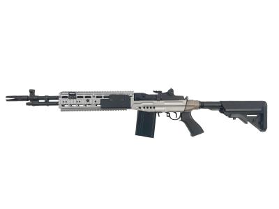 [CYMA] M14 EBR Mod.1 シルバー 電動ガン (中古)サブ画像へ1