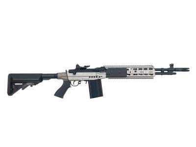 [CYMA] M14 EBR Mod.1 シルバー 電動ガン (中古)サブ画像へ2