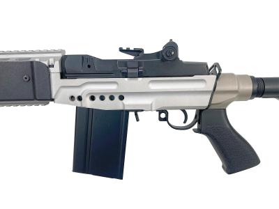 [CYMA] M14 EBR Mod.1 シルバー 電動ガン (中古)サブ画像へ3