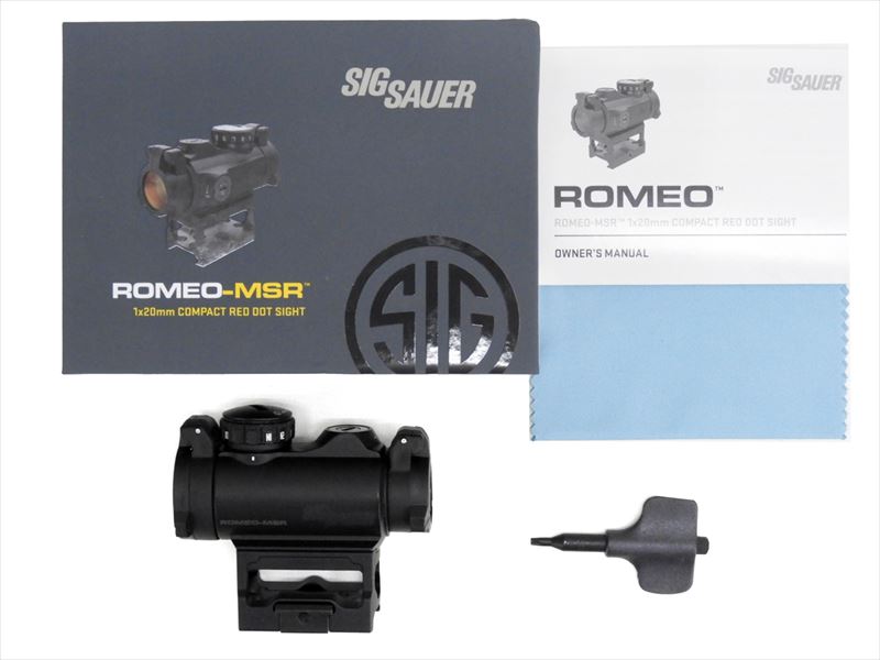 [Sig Sauer] ROMEO-MSR 1x20mm コンパクト レッド ダットサイト (中古) メイン画像
