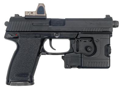 [東京マルイ] H&K ソーコム Mk23 固定スライドガスガン フラッシュライト/ドットサイトカスタム (中古)サブ画像へ1