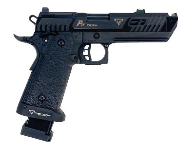 [BATON airsoft] BT-SAND VIPER BK Co2 GBB_ガスブローバック PIT VIPER刻印カスタム ホワイト刻印 (新品)サブ画像へ2