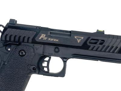 [BATON airsoft] BT-SAND VIPER BK Co2 GBB_ガスブローバック PIT VIPER刻印カスタム ホワイト刻印 (新品)サブ画像へ4