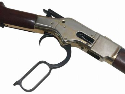 [MGC] ウィンチェスター M1866 イエローボーイ オクタゴンバレル 金属モデルガン 特注専用大型革ケース付 (中古)サブ画像へ3