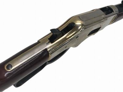 [MGC] ウィンチェスター M1866 イエローボーイ オクタゴンバレル 金属モデルガン 特注専用大型革ケース付 (中古)サブ画像へ6