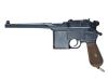 [A!CTION] モーゼルC96 モ式大型拳銃 木製グリップ・コーンハンマー・ブルーイング仕様  ダミーカートリッジモデルガン (未使用)