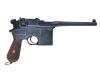 [A!CTION] モーゼルC96 モ式大型拳銃 木製グリップ・コーンハンマー・ブルーイング仕様  ダミーカートリッジモデルガン (未使用)