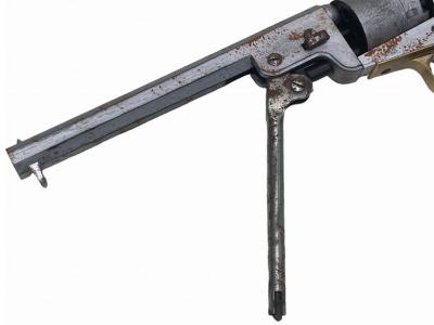 [東京マルイ] エアリボルバー プロ M1851 NAVY エアガン HWS 特別刻印入 ウェザリングカスタム (未使用)サブ画像へ2