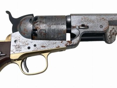 [東京マルイ] エアリボルバー プロ M1851 NAVY エアガン HWS 特別刻印入 ウェザリングカスタム (未使用)サブ画像へ4