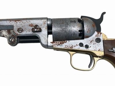 [東京マルイ] エアリボルバー プロ M1851 NAVY エアガン HWS 特別刻印入 ウェザリングカスタム (未使用)サブ画像へ5