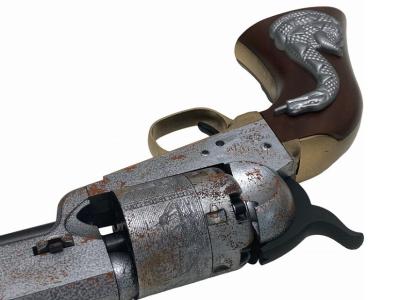 [東京マルイ] エアリボルバー プロ M1851 NAVY エアガン HWS 特別刻印入 ウェザリングカスタム (未使用)サブ画像へ7